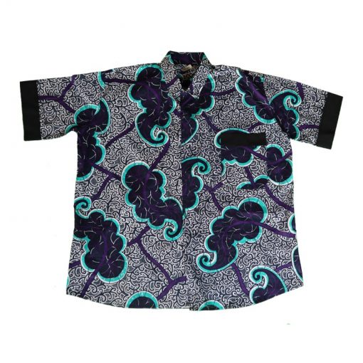 Men's European Style Shirt made with African Fabric