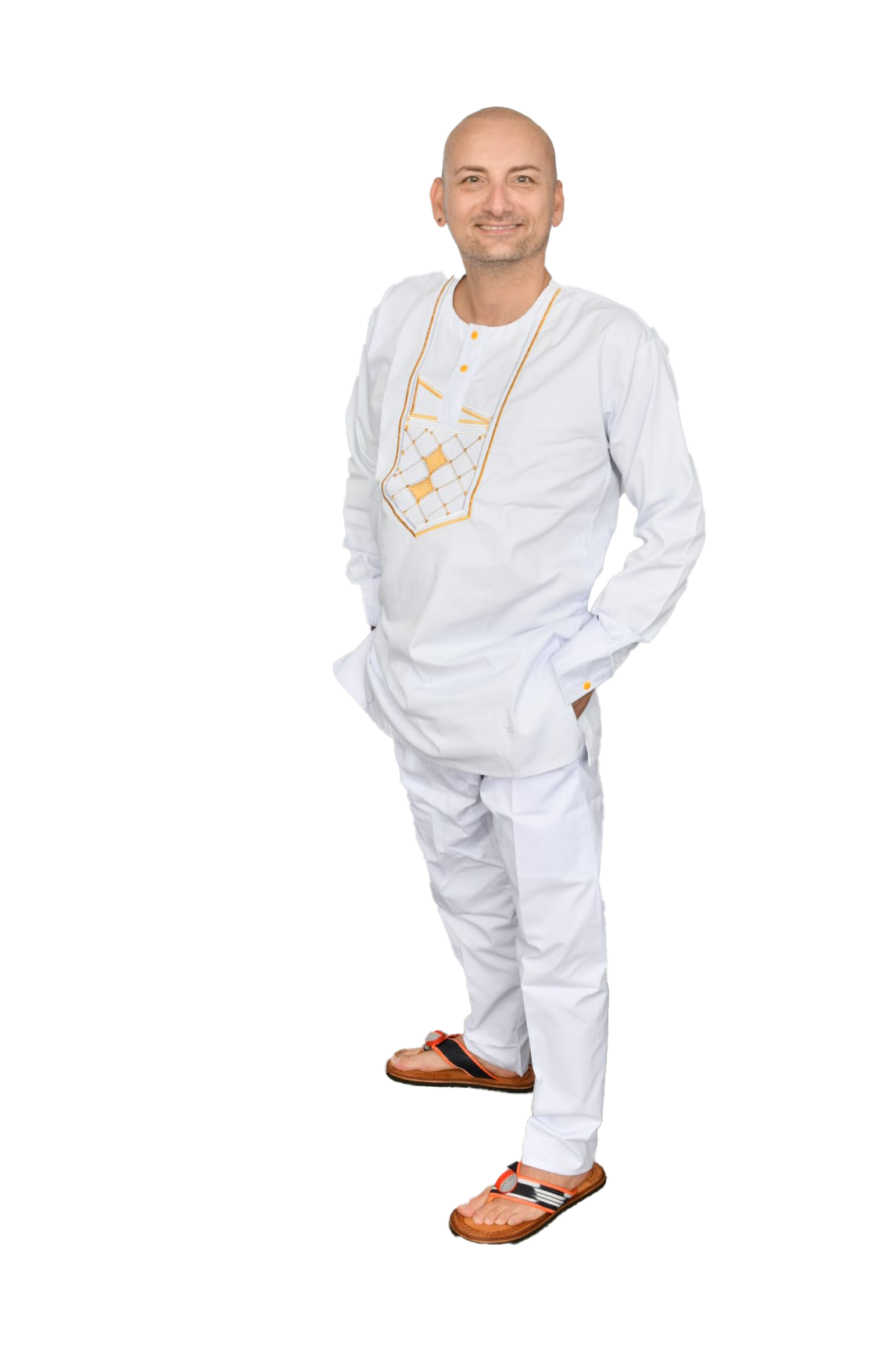 Embroidered 2 pc Long Sleeve Suit