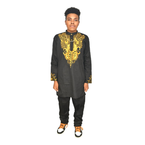 Embroidered 2 pc Long Sleeve Suit