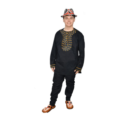 Embroidered 2 pc Long Sleeve Suit