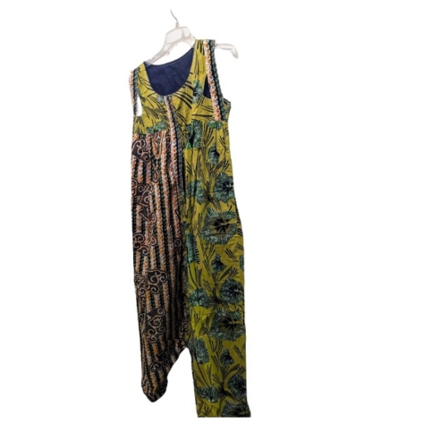 Baggyho Jumpsuit/Dress 2 in One Combo Lime Orange Hearts