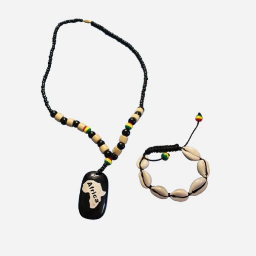 I Love Africa Necklace and Bracelet Set